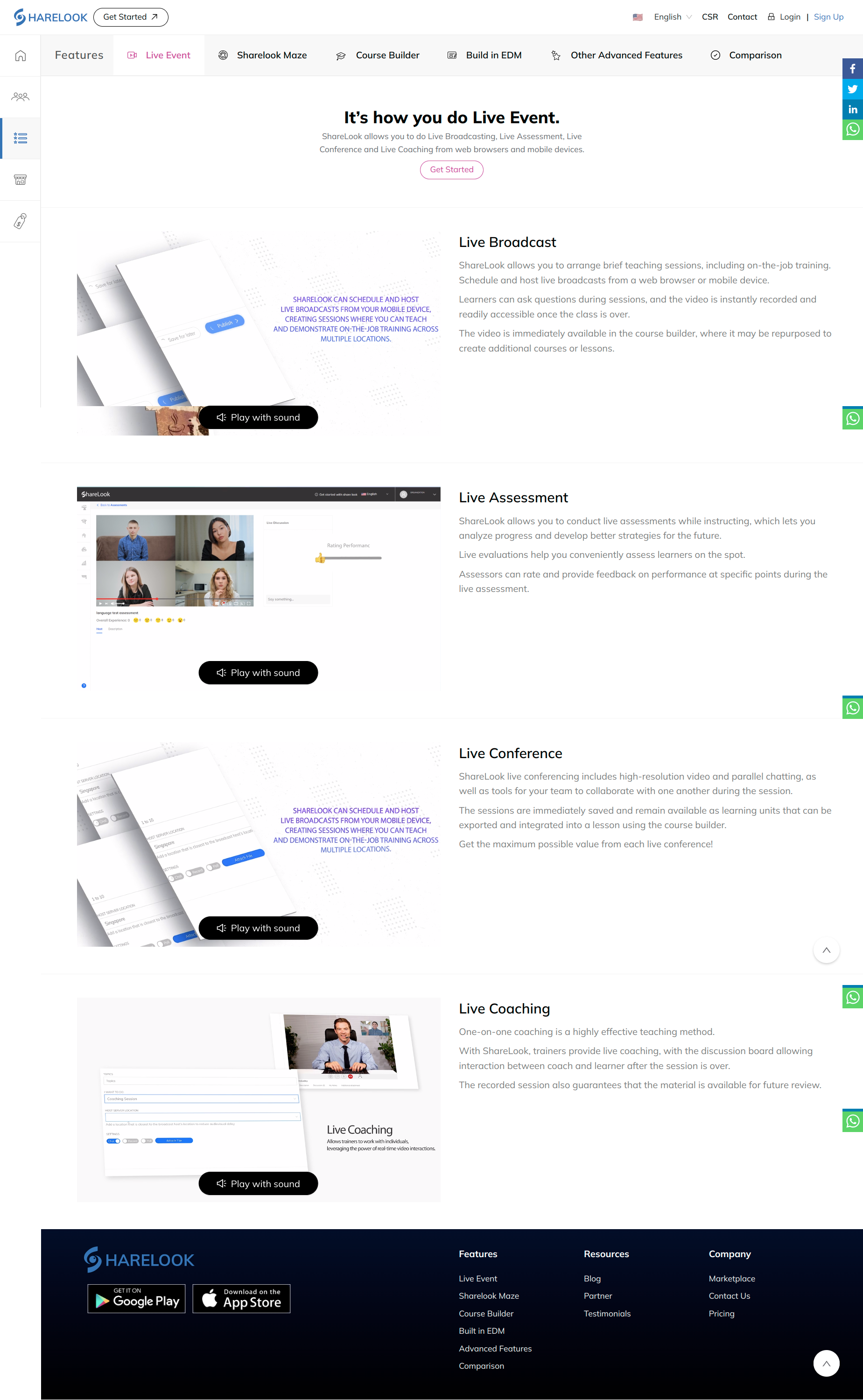 ShareLook — Features